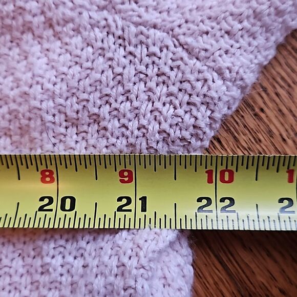 Croft & Barrow Women’s Light Pink Sweater L | Cozy Ribbed Pullover - Picture 5 of 7